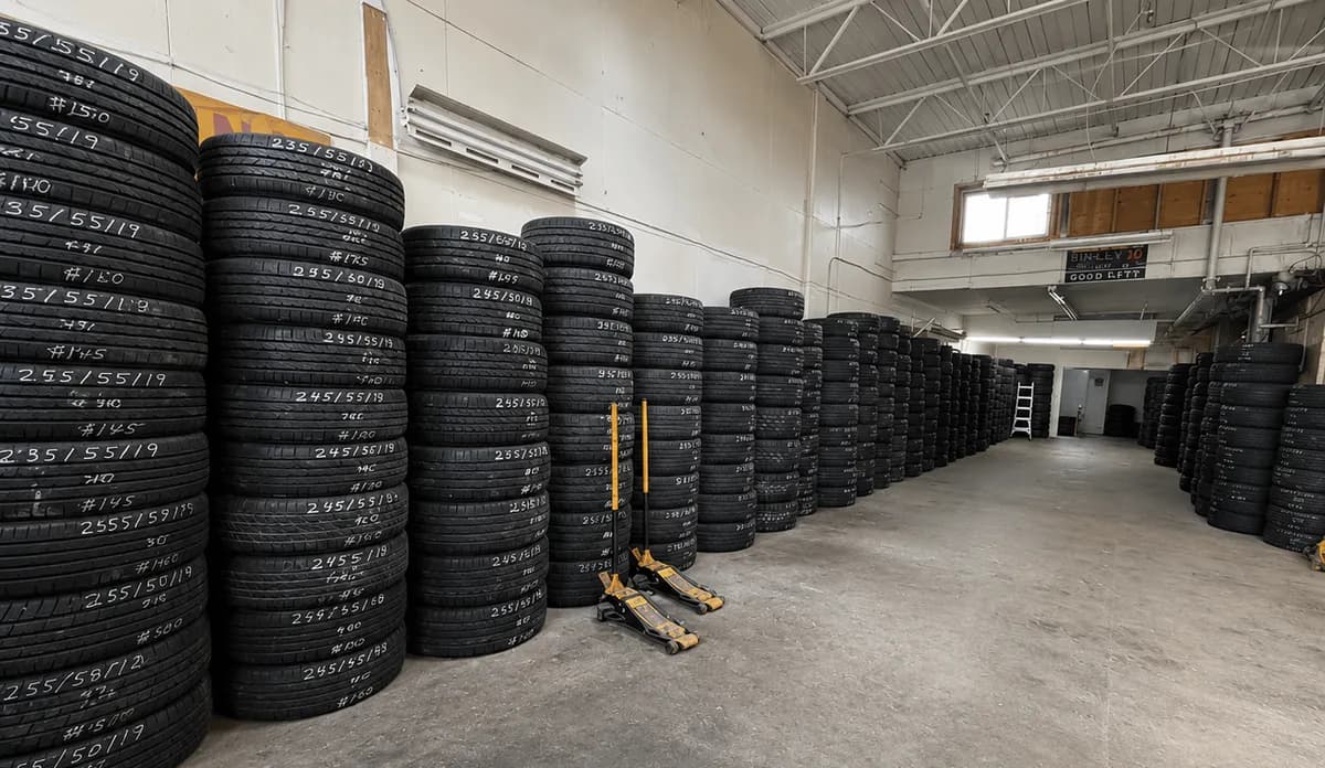 Tire Wall at JB Tire