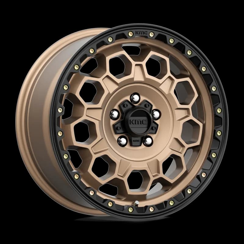 KMC KM545 17X8 5X4.5 M-BRZ BLK LP 35MM