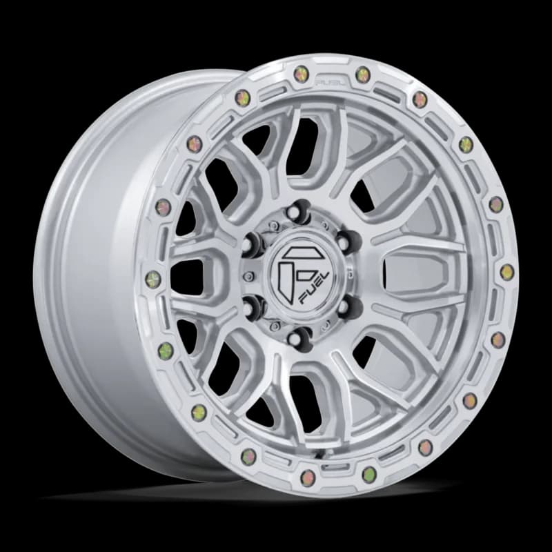Fuel 1PC SURGE 20X10 8X6.5 125 -18 G-SLV-MCH